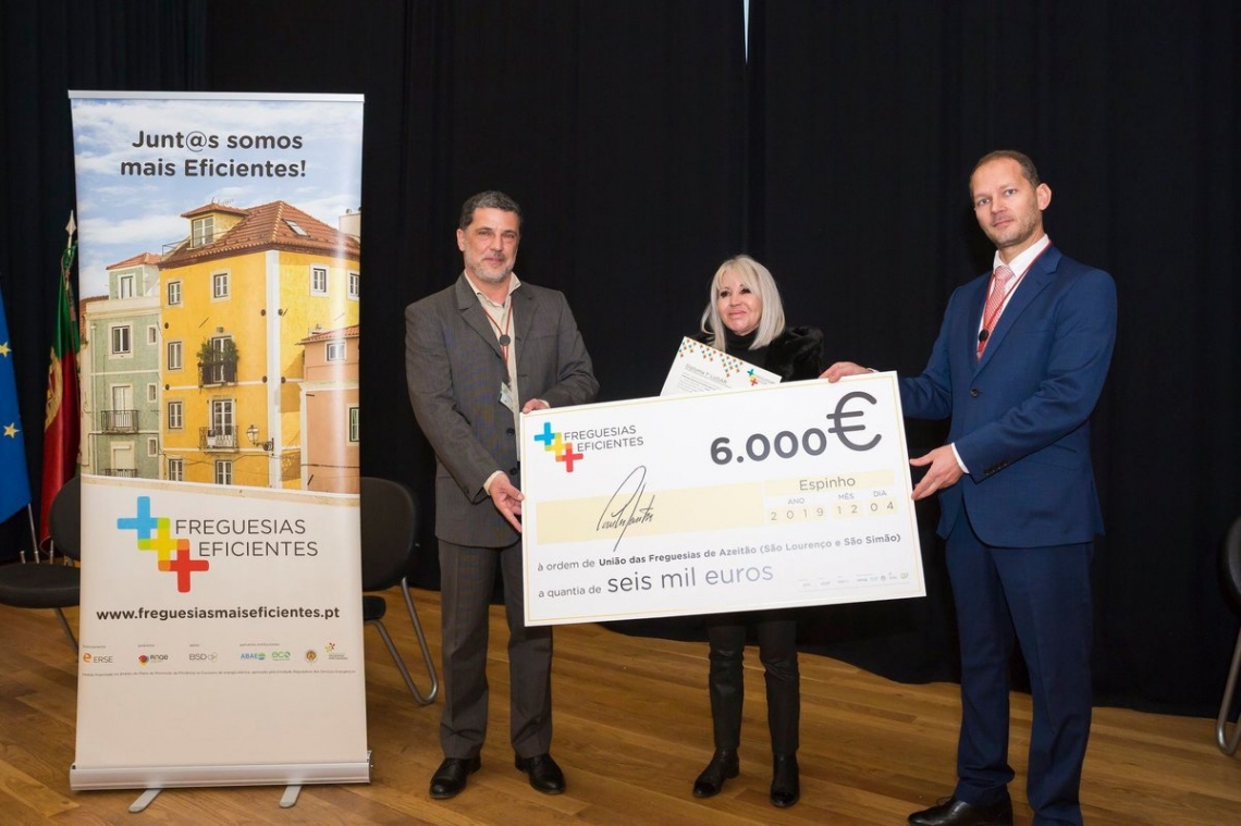 Tr&ecirc;s Freguesias do concelho de Set&uacute;bal, vencedoras no Concurso Freguesias + Eficientes promovido pela&nbsp;RNAE.&nbsp;