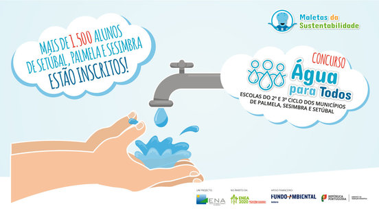 Mais de 1.500 alunos de Setúbal, Palmela e Sesimbra participam no Concurso Água para Todos! promovido pela ENA 