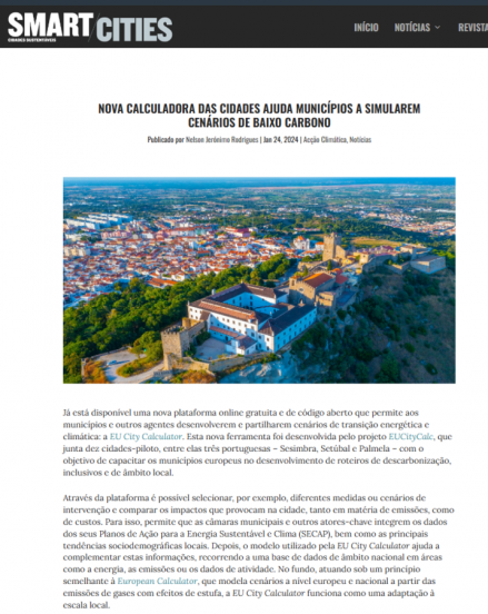 NOVA CALCULADORA DAS CIDADES AJUDA MUNICÍPIOS A SIMULAREM CENÁRIOS DE BAIXO CARBONO