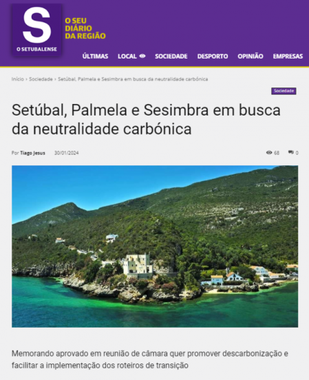 Setúbal, Palmela e Sesimbra em busca da neutralidade carbónica